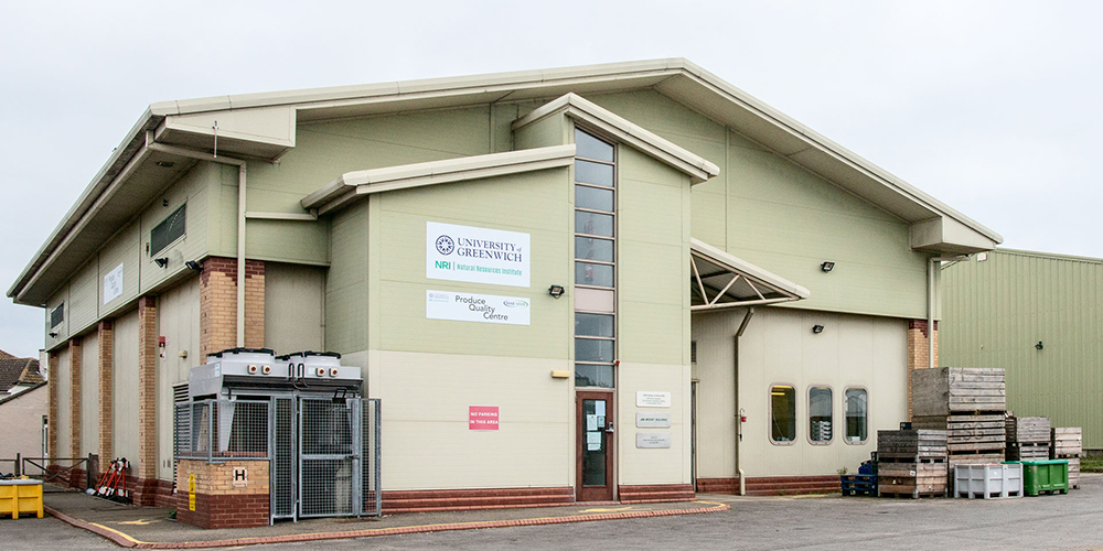 Front of the produce quality centre, Located at NIAB East Malling