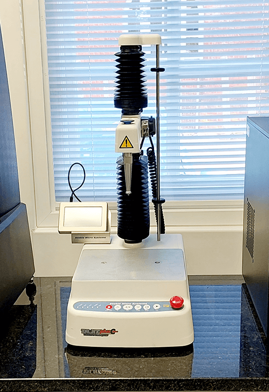 TA.XTplus Texture Analyser by Stable Micro Systems, used for measuring the physical properties of food and other materials